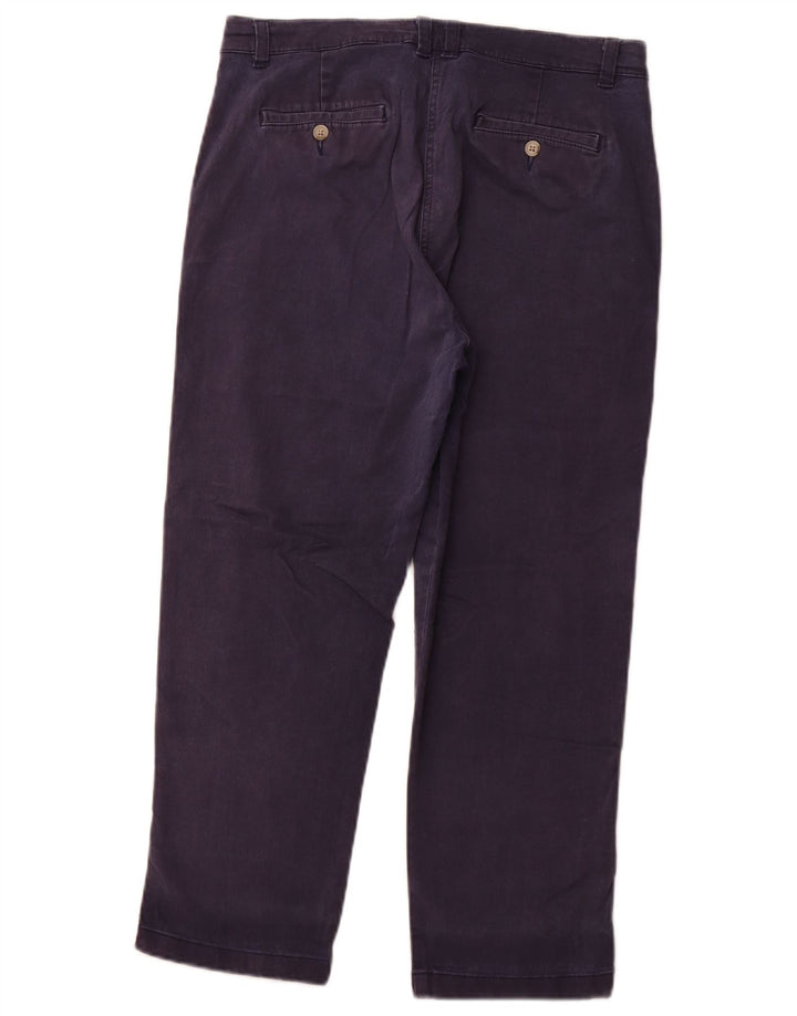 Pantaloni chino corti da donna JOULES UK 14 medi W34 L24 cotone blu navy
