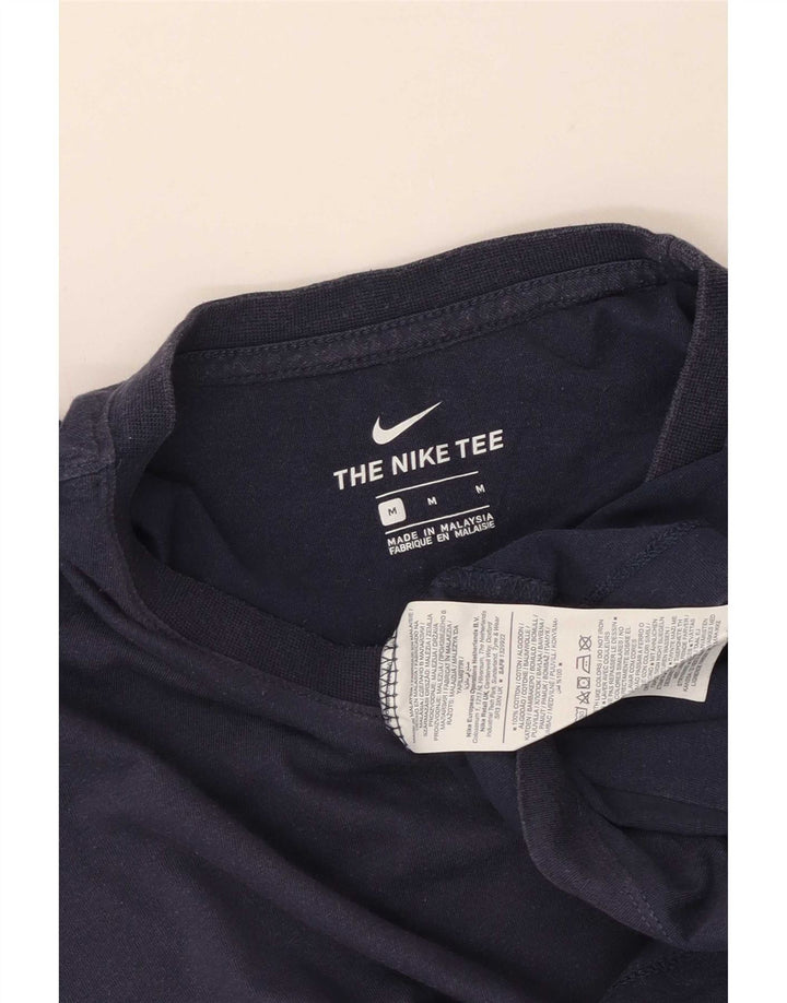 T-shirt da uomo Nike Top in cotone blu navy medio
