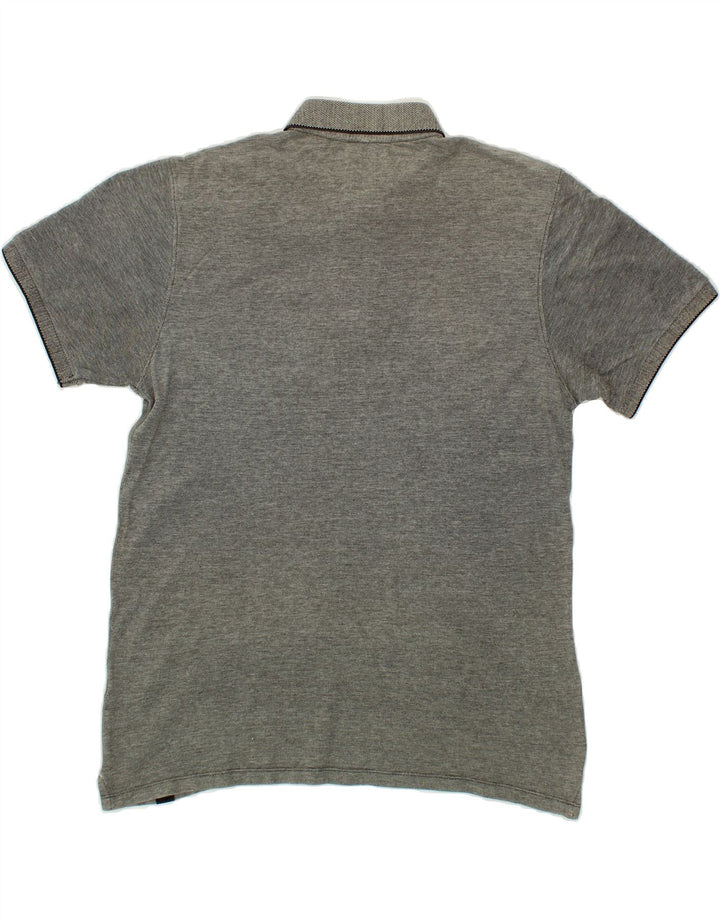 LEE Mens Polo Shirt Medium Grey Vintage Lee and Second-Hand Lee from Messina Hembry 