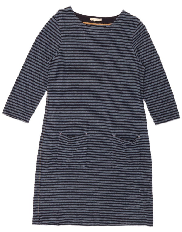 Abito tubino con maniche a 3/4 da donna White Stuff UK 14 Cotone a righe grandi blu