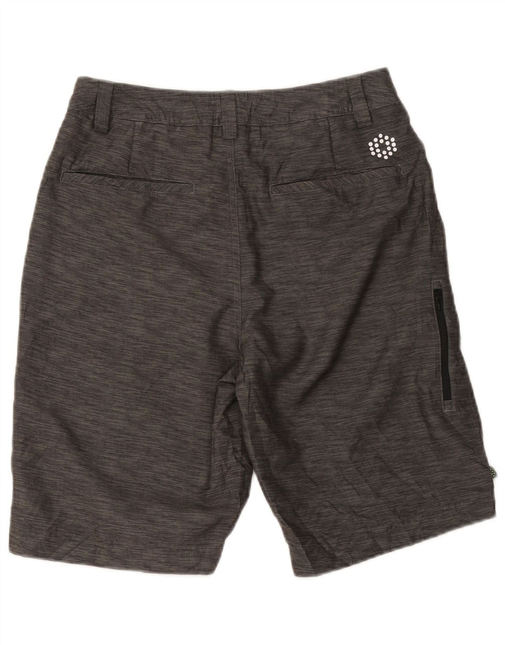 Pantaloncini cargo da uomo Puma W28 Small in cotone chiazzato grigio