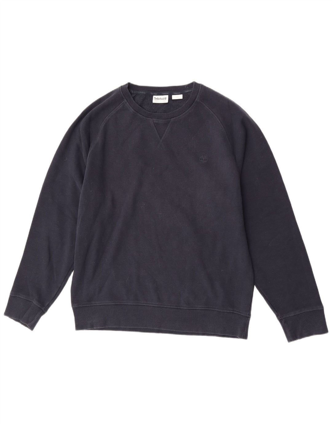 Timberland Felpa da uomo Maglione grande in cotone blu navy