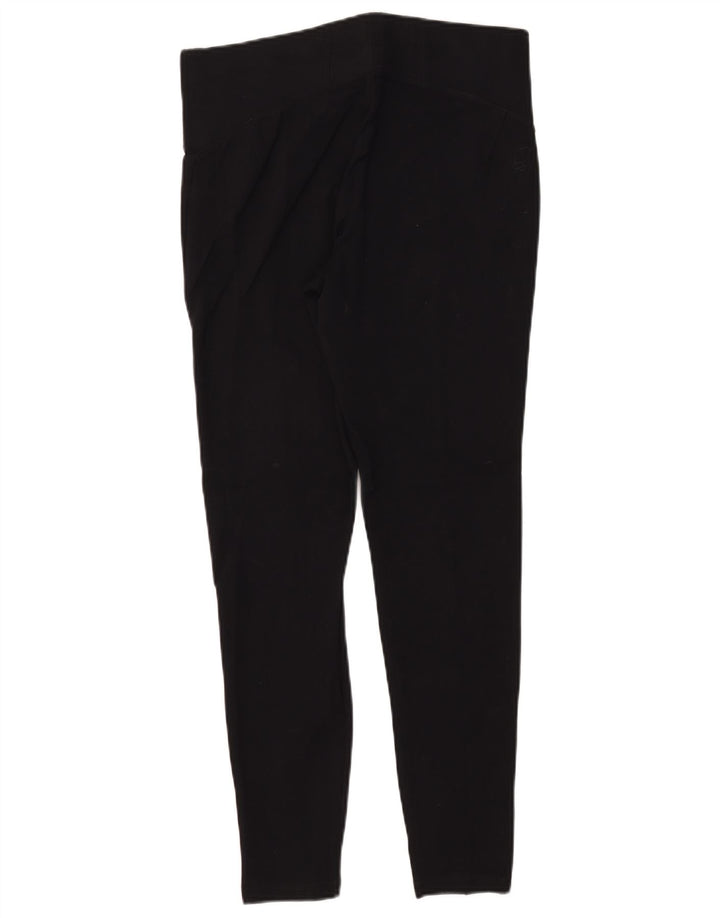 MARKS & SPENCER Leggings da donna UK 14 Large Nero Viscosa