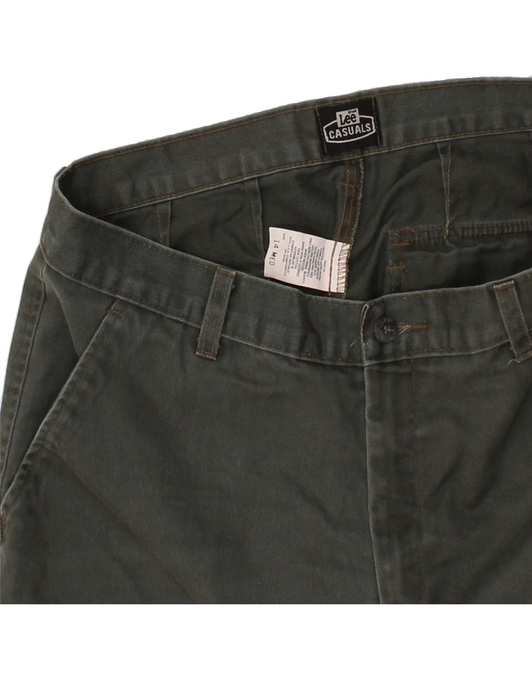 LEE Womens Casual Shorts US 14 Large W32 Grey Cotton Vintage Lee and Second-Hand Lee from Messina Hembry 