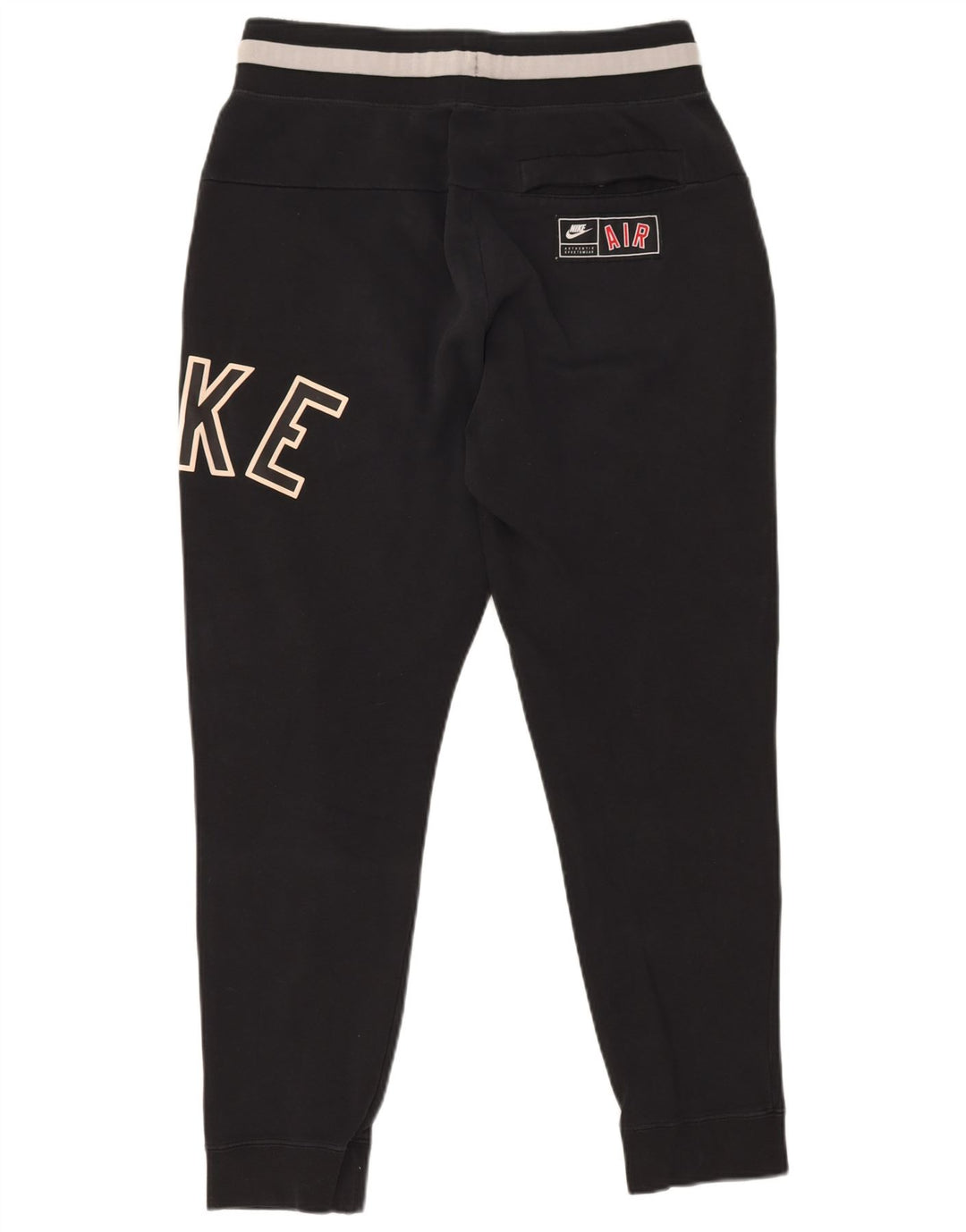 Pantaloni da tuta con grafica Nike da uomo, pantaloni da jogging, cotone medio nero