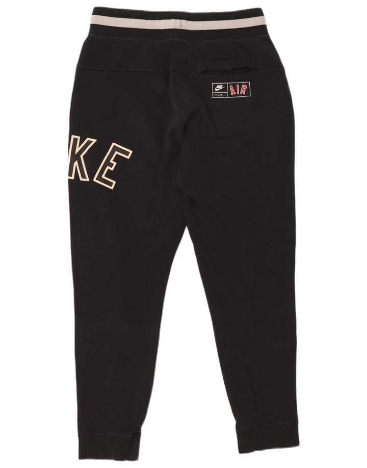 Pantaloni da tuta con grafica Nike da uomo, pantaloni da jogging, cotone medio nero