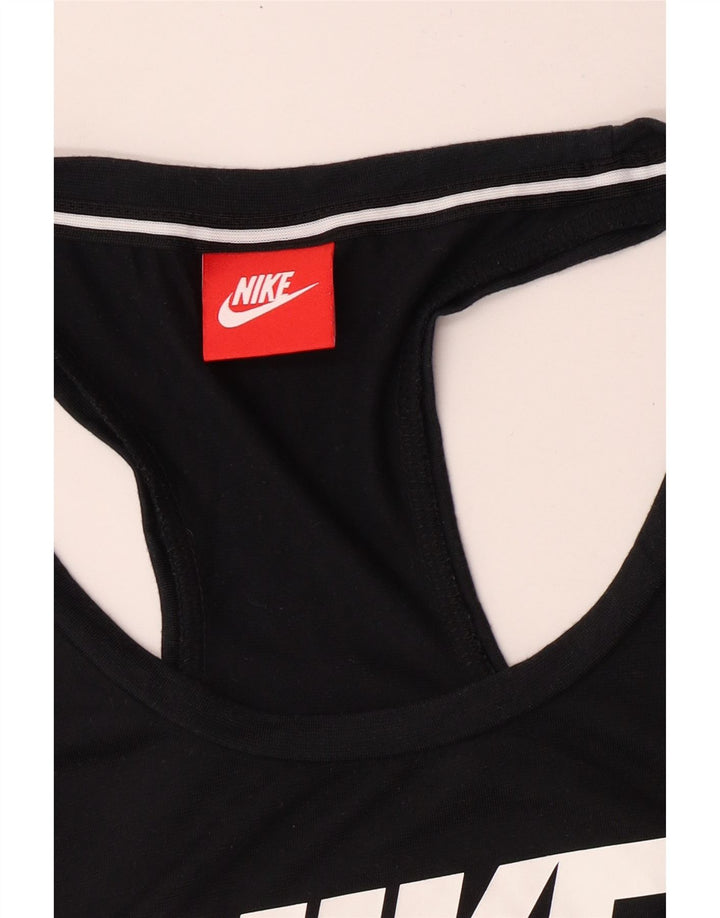 Canotta grafica NIKE da donna UK 10 piccola nera