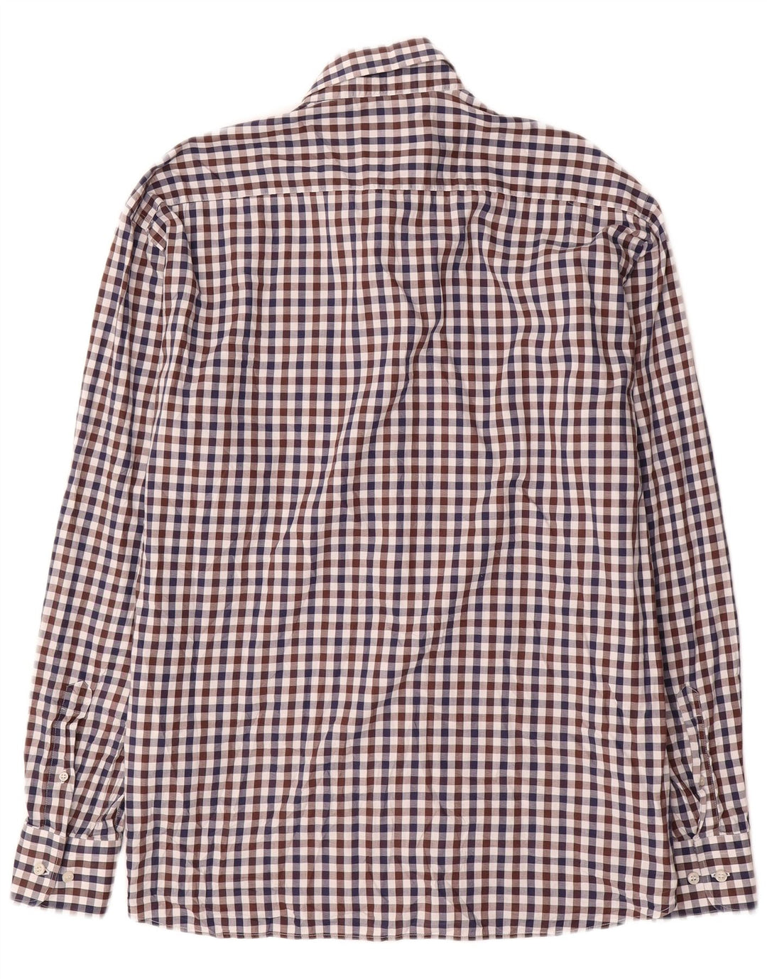 Camicia da yachting da uomo Paul & Shark taglia 43 grande cotone a quadretti multicolore
