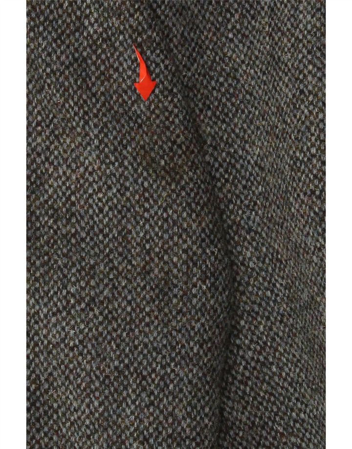 Giacca blazer da uomo a 2 bottoni vestibilità regolare Bhs UK 42 XL grigio lana vergine