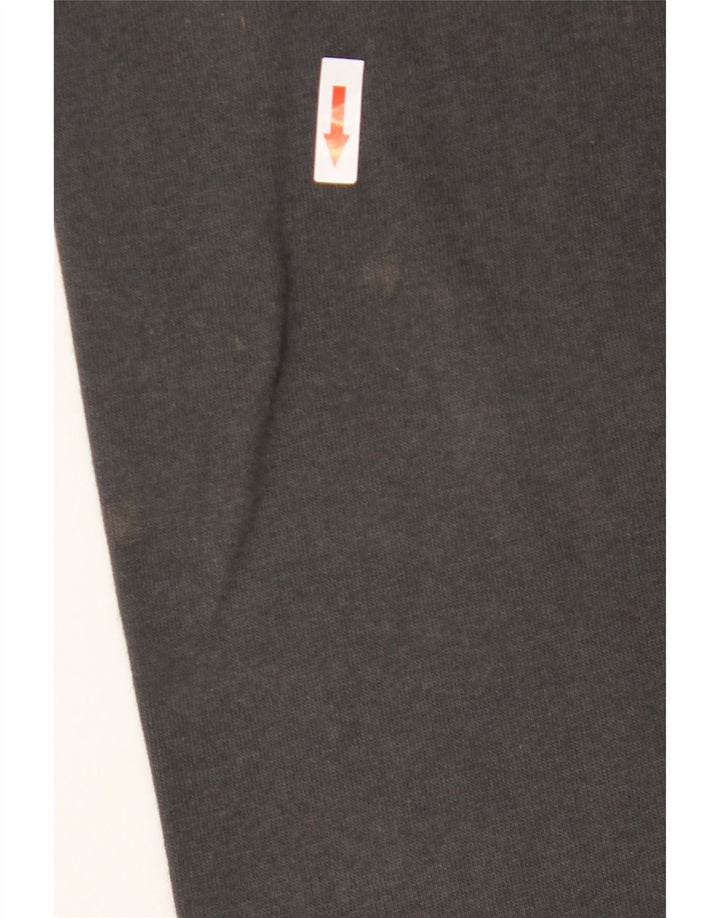 Maglione con cappuccio e zip da uomo Champion di grandi dimensioni in cotone grigio