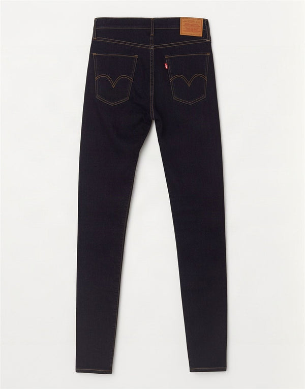 Jeans Levi's da donna Mile High Super Skinny W28 L30 cotone blu navy