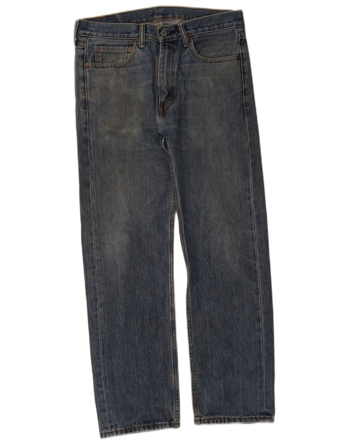 Levi's Uomo 505 Jeans dritti W33 L30 Cotone Blu
