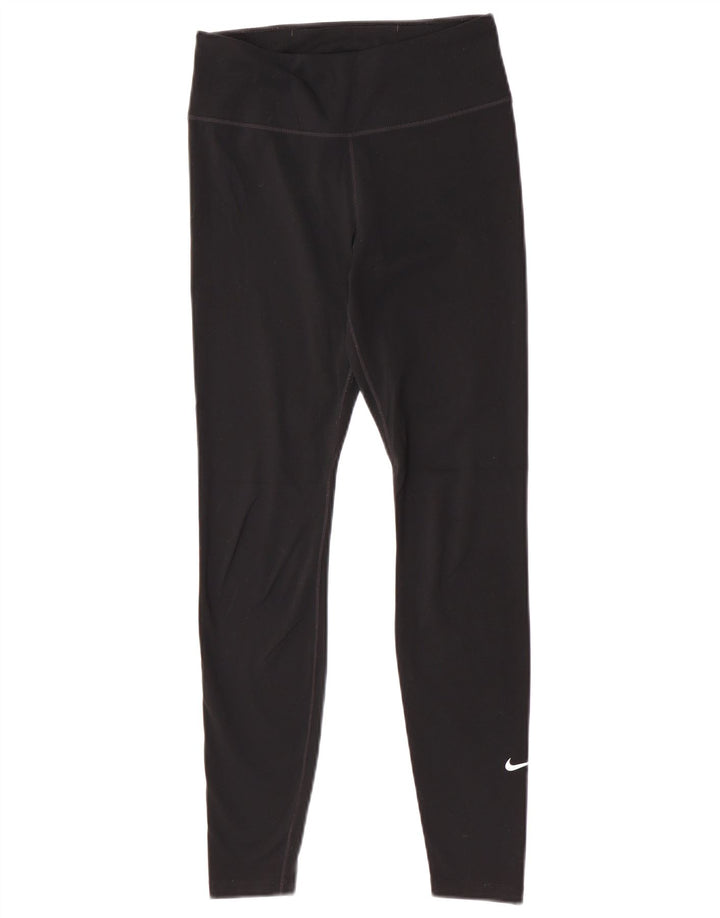 Leggings Nike Dri Fit da donna UK 8 piccoli sportivi in poliestere nero