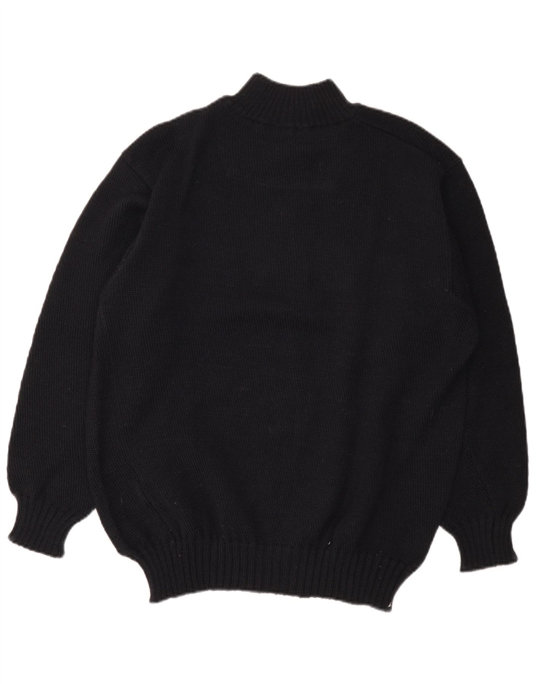 Maglione da uomo North Sails con zip e collo in lana color block medio blu navy