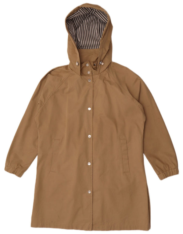 Impermeabile oversize con cappuccio da donna Zara UK 10 piccolo beige