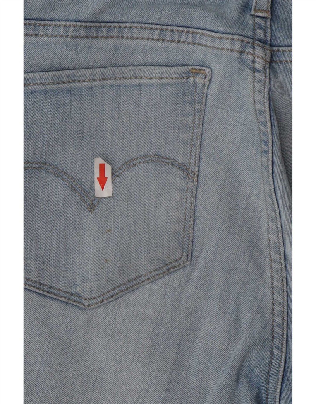 Levi's Jeans bootcut 715 invecchiati da donna W26 L30 cotone blu