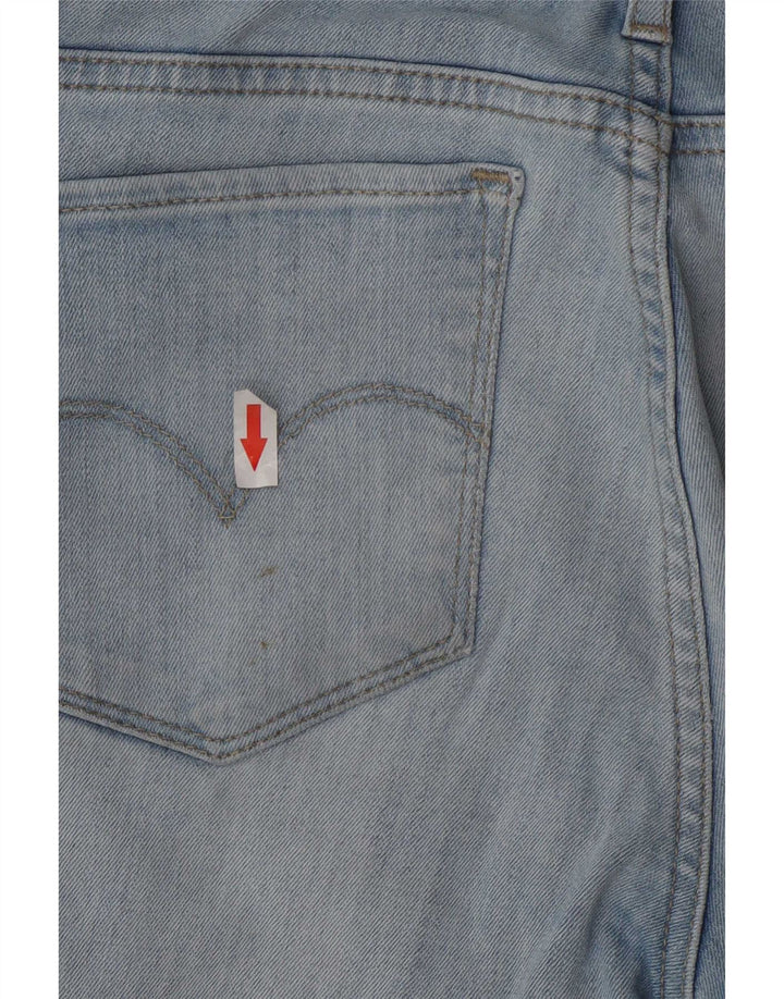 Levi's Jeans bootcut 715 invecchiati da donna W26 L30 cotone blu