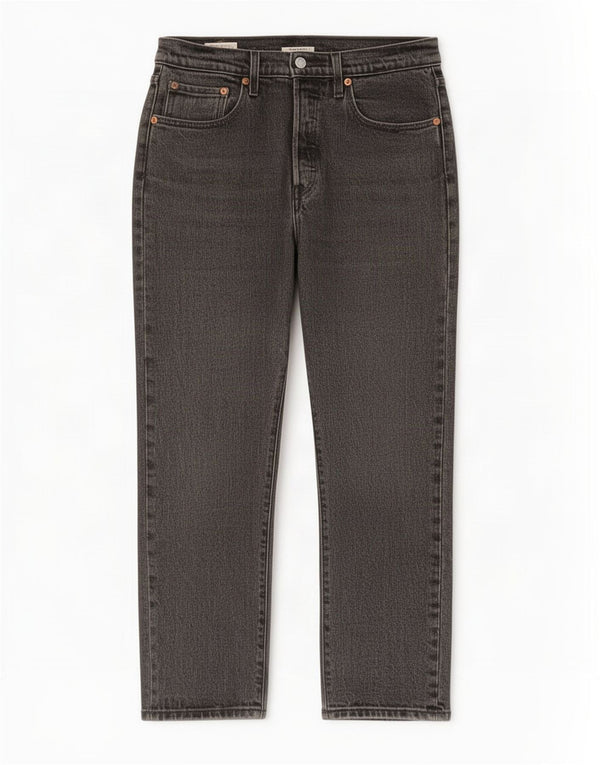 Levi's Womens 501 Straight Jeans W28 L26 Grey Cotton