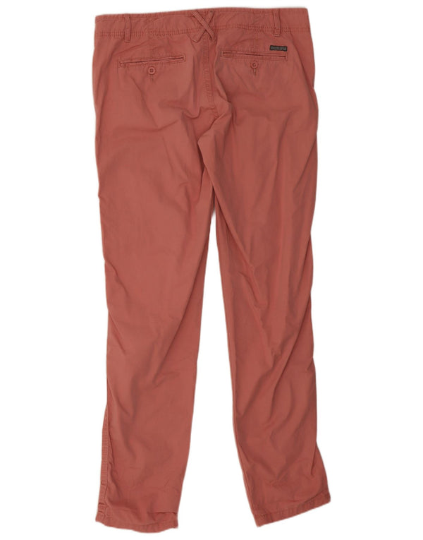 Pantaloni casual slim da donna Tommy Hilfiger W29 L32 cotone rosa