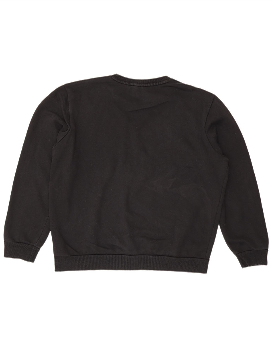 Felpa da uomo Puma Maglione grande in cotone nero