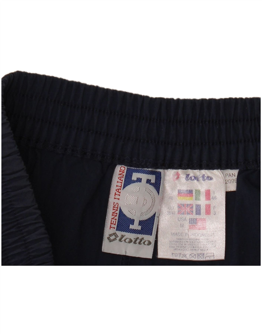 Pantaloncini chino da uomo Lotto UK 38/40 Medio W30 Poliestere blu navy