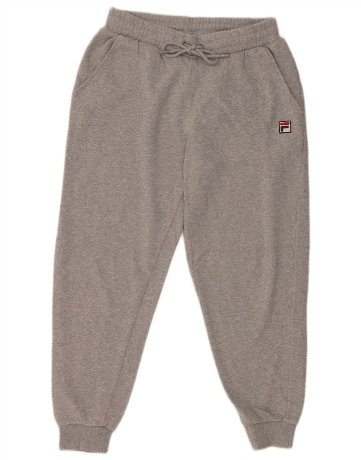 Pantaloni da tuta da uomo FILA Joggers piccoli in cotone grigio