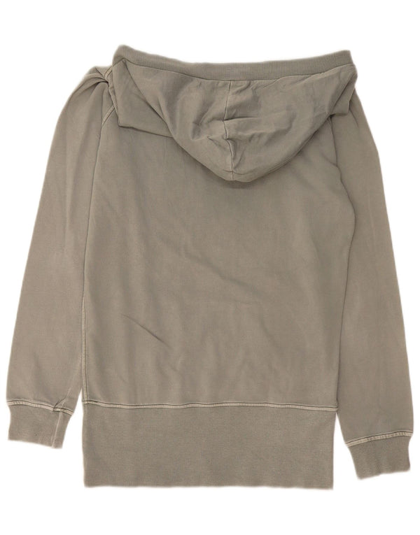 Maglione con cappuccio grafico da donna Lee UK 10 piccolo cotone grigio