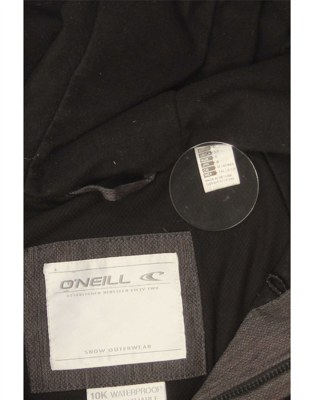 Giacca a vento con cappuccio da uomo O'Neill UK 10 Small Poliestere grigio