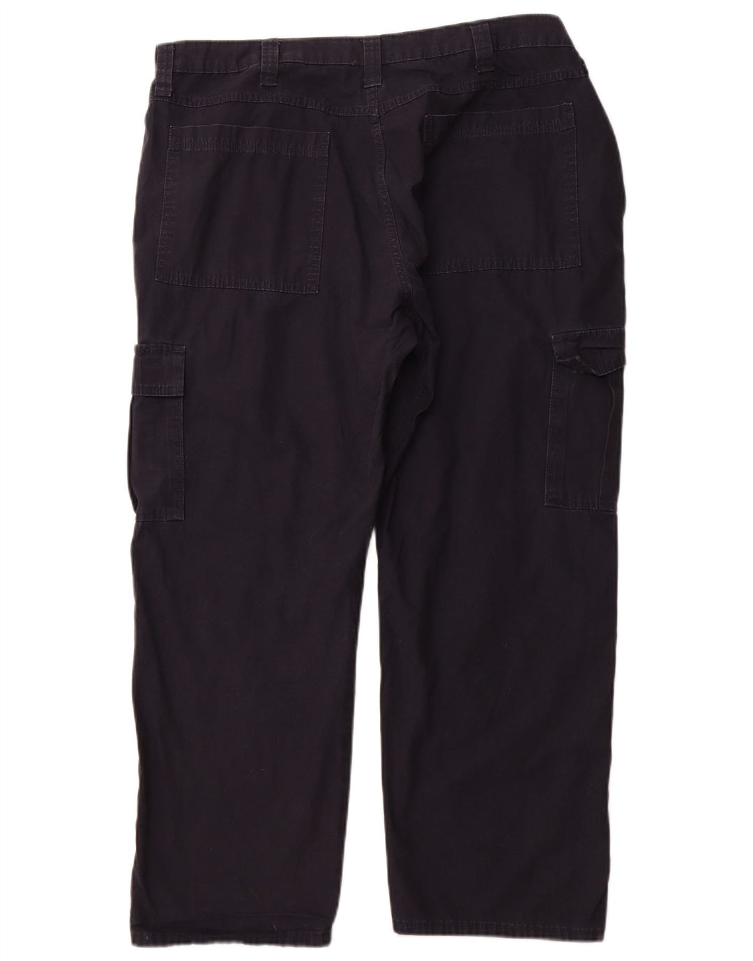 Pantaloni cargo dritti da uomo WRANGLER W40 L30 cotone blu navy
