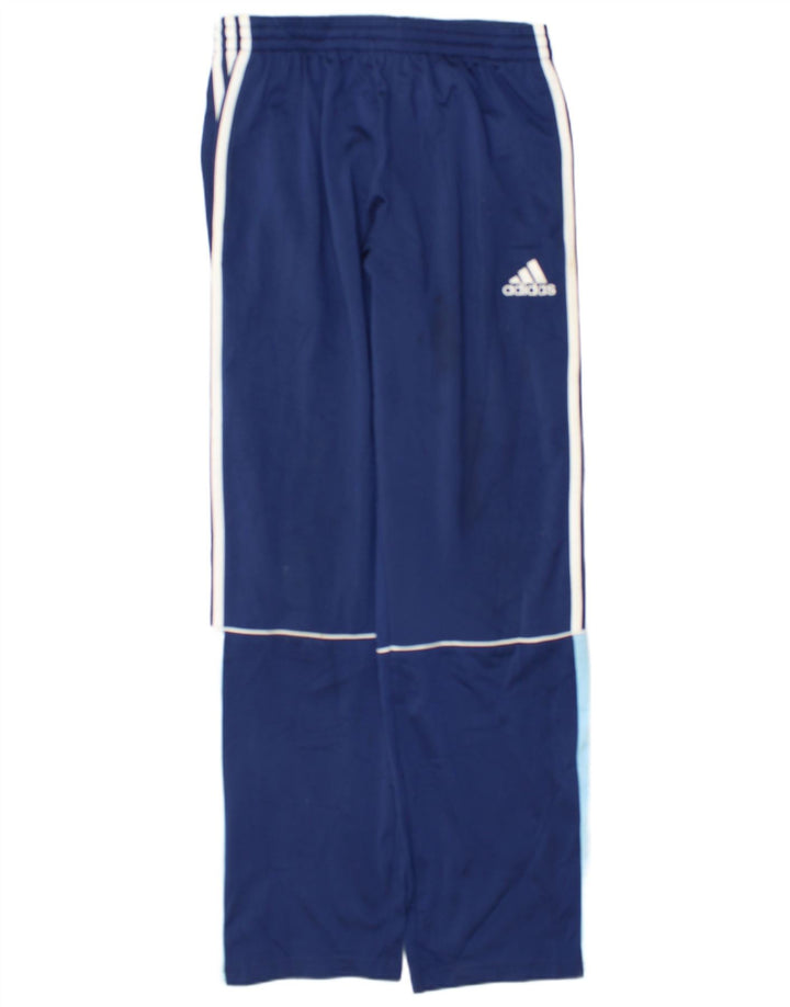 Pantaloni da tuta da uomo Adidas UK 38/40 Poliestere blu medio