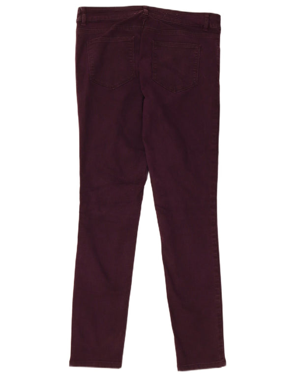 Jeans skinny da donna Fat Face UK 10 piccoli W30 L29 cotone viola