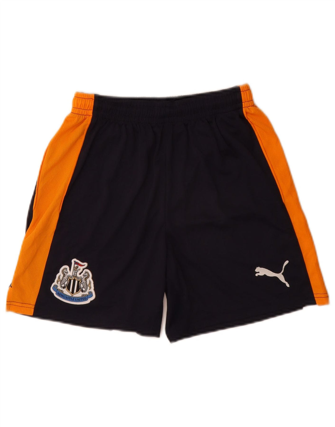 Pantaloncini sportivi grafici Puma da ragazzo 13-14 anni in poliestere color block blu navy