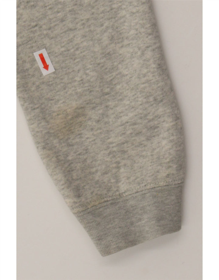 NIKE Womens Graphic Sweatshirt Jumper UK 14 Medium Grey Cotton Vintage Nike and Second-Hand Nike from Messina Hembry 