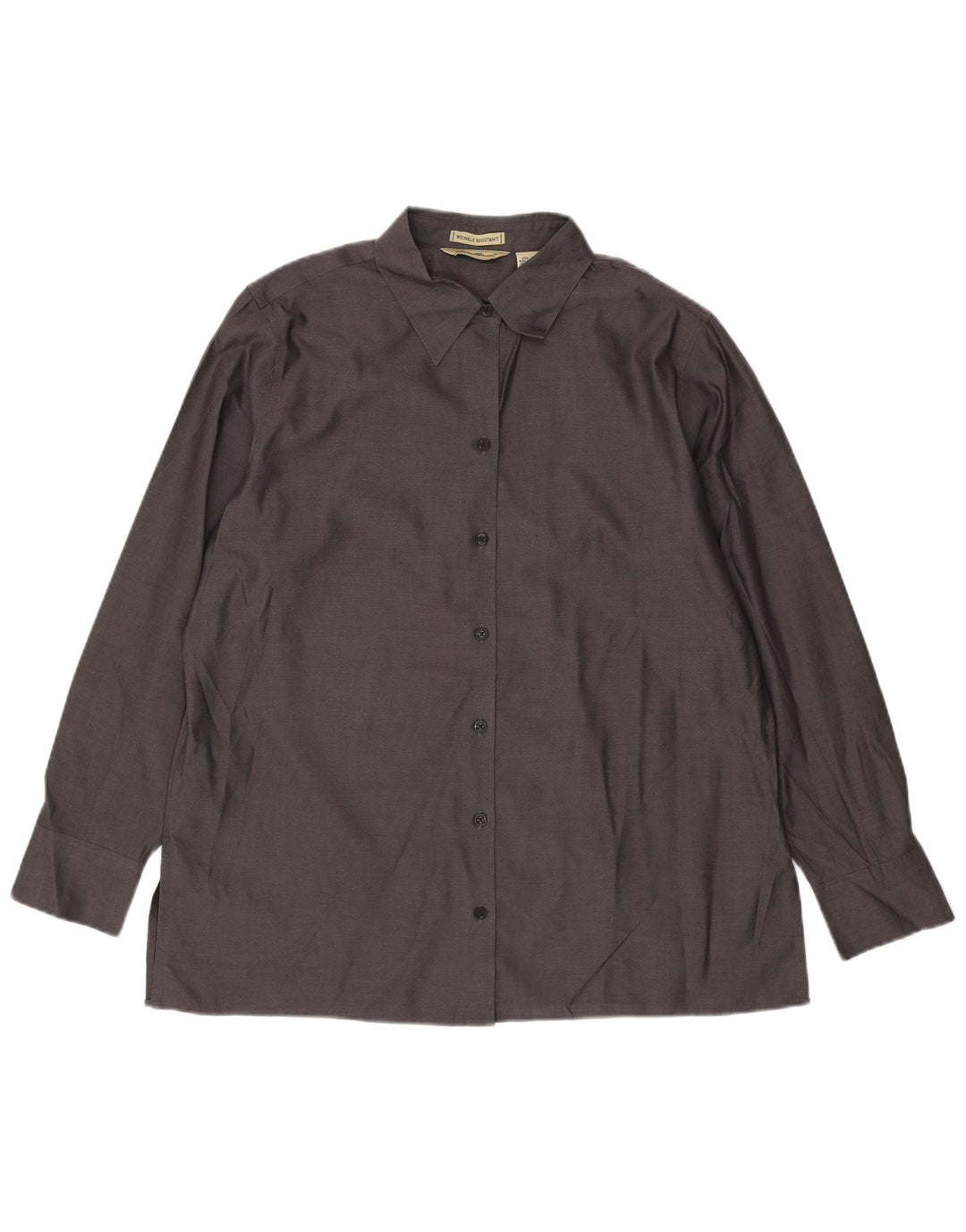 Camicia da donna EDDIE BAUER UK 18 XL Cotone grigio