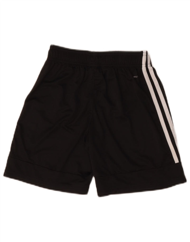 Pantaloncini sportivi Adidas Climalite da ragazzo 11-12 anni in poliestere nero