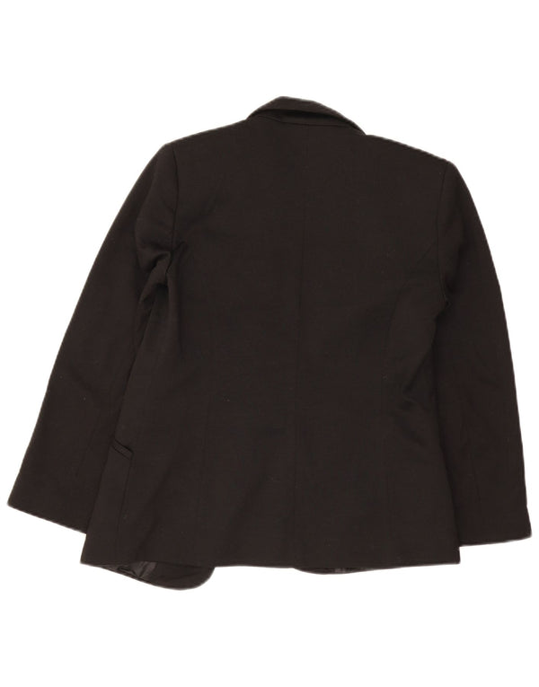 Giacca blazer aperta da donna Oasis UK 8 piccola poliestere nero