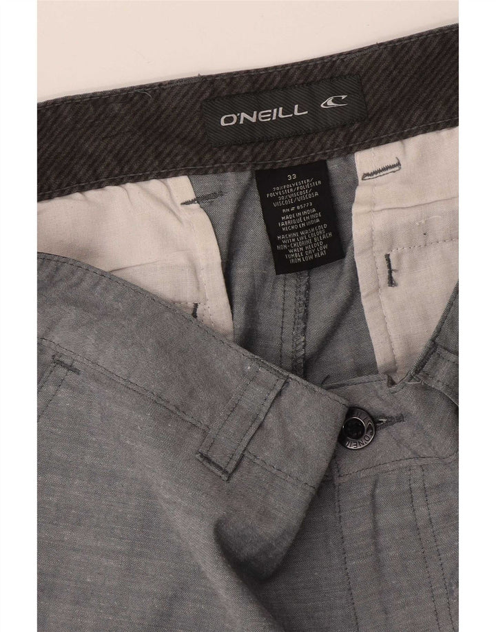Pantaloncini chino da uomo O'Neill W33 poliestere chiazzato grigio medio
