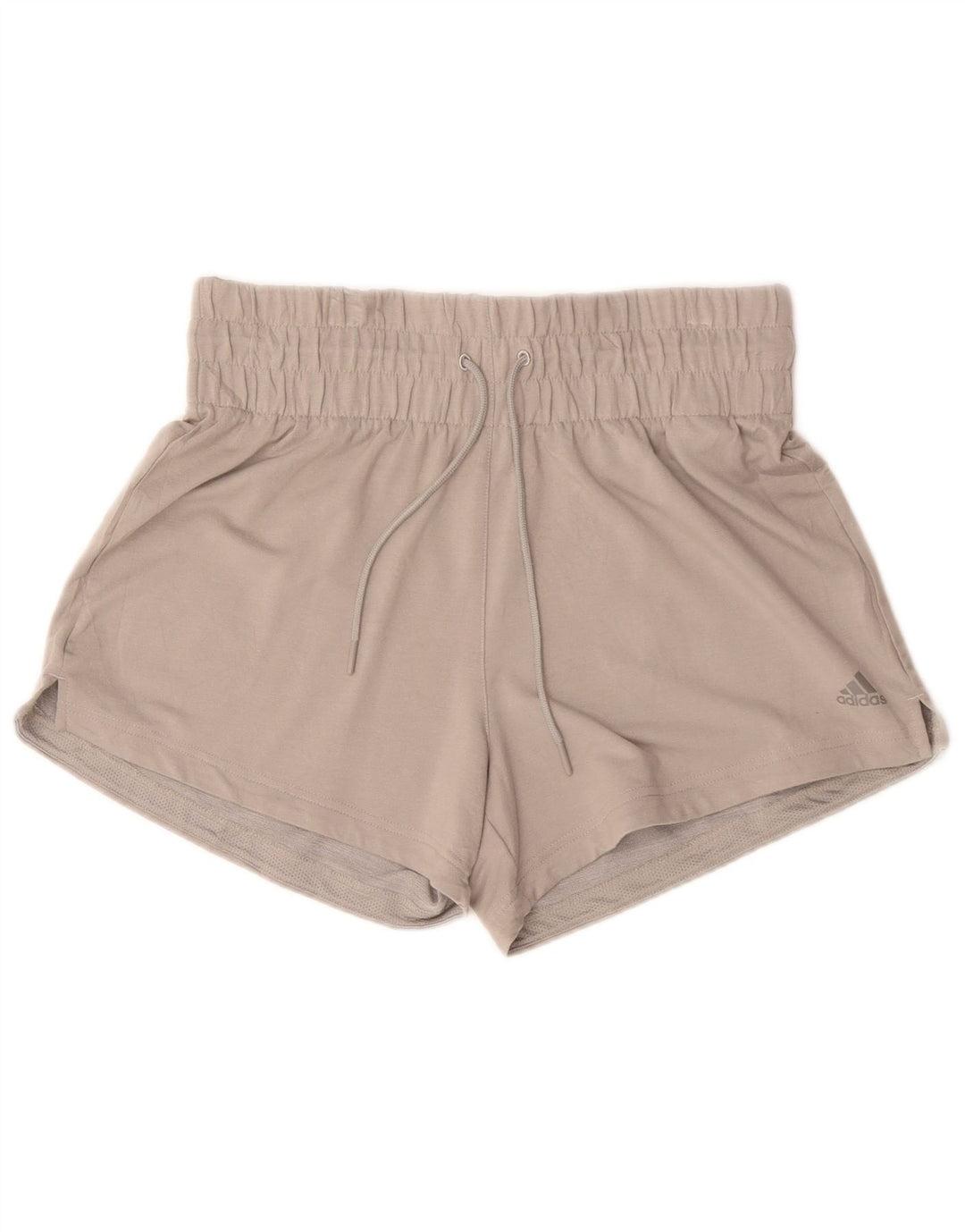 Pantaloncini sportivi Adidas da donna UK 14 poliestere grigio medio