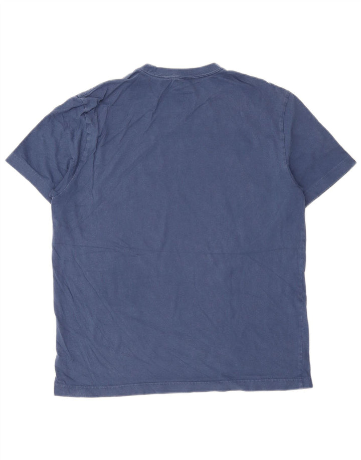 T-shirt grafica da uomo Hurley Top in cotone blu navy medio