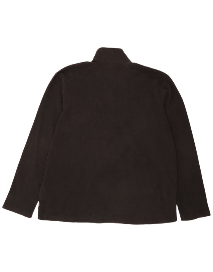Maglione in pile da uomo con zip e collo Helly Hansen 3XL poliestere nero