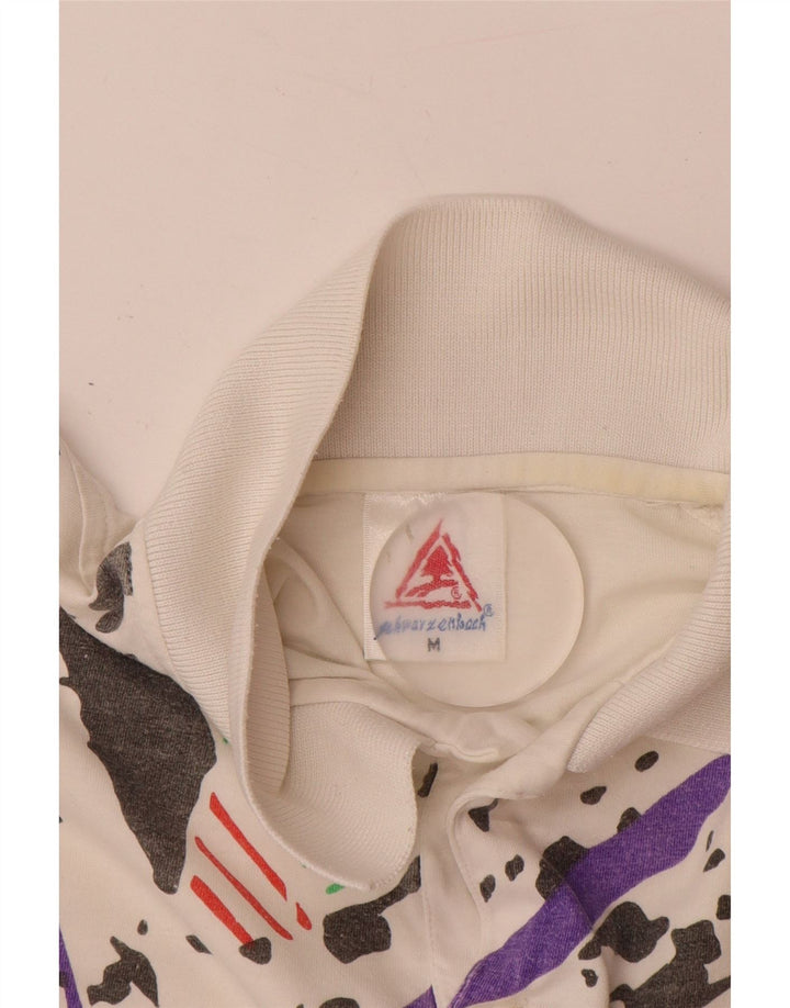 Polo VINTAGE da ragazzo 15-16 anni in cotone mimetico bianco medio