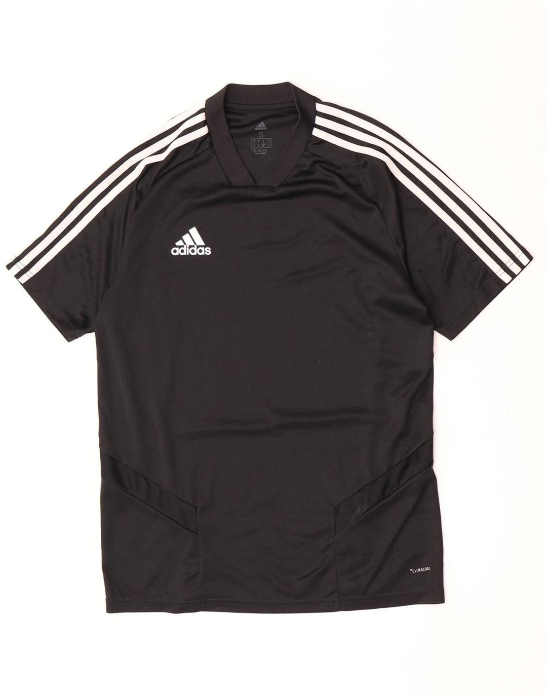 T-shirt Adidas Climacool da uomo piccola piccola in poliestere nero
