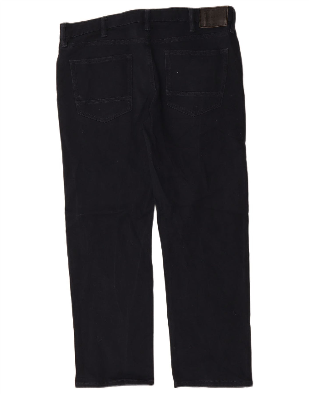 Jeans dritti da uomo Marks & Spencer W36 L29 cotone blu navy