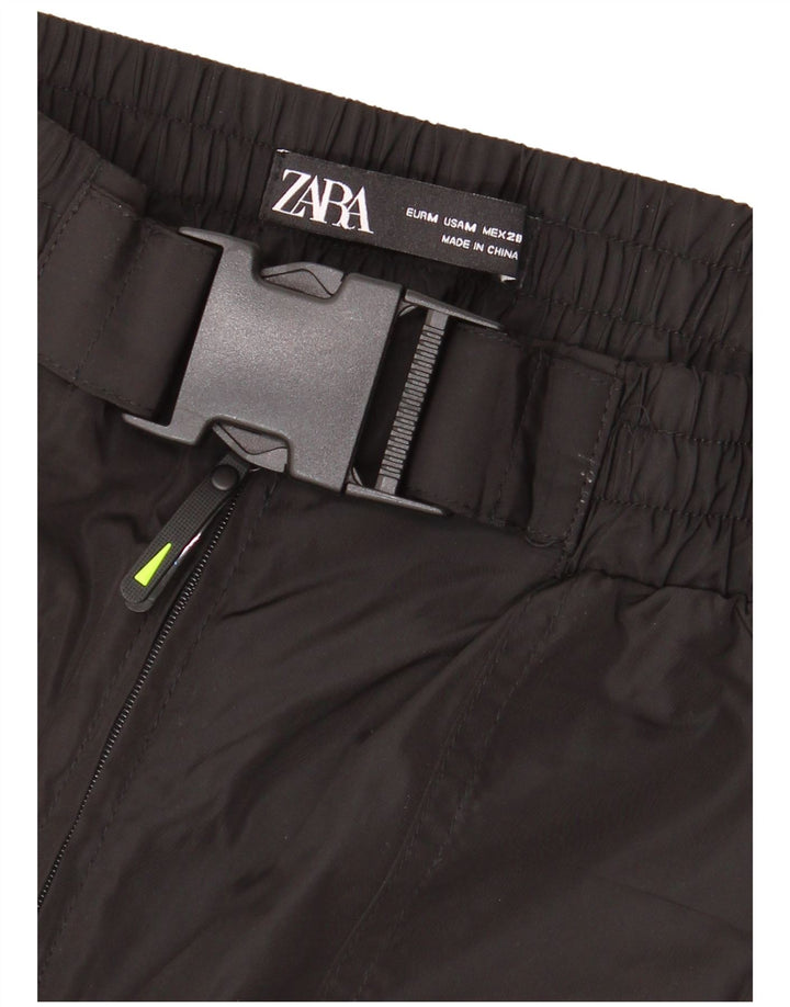 Pantaloni cargo da jogging da donna Zara medi W28 L27 neri