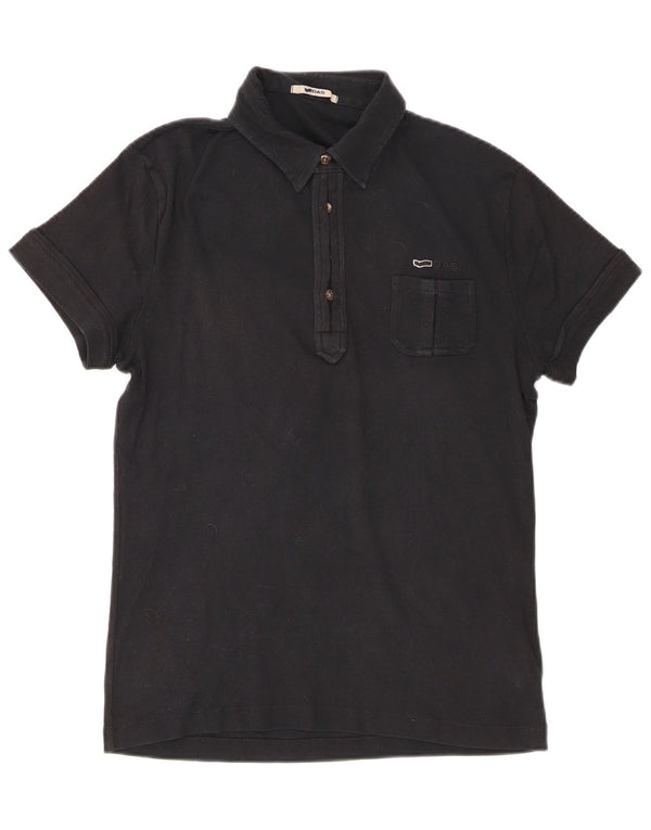 Polo da donna Gas UK 12 media cotone nero