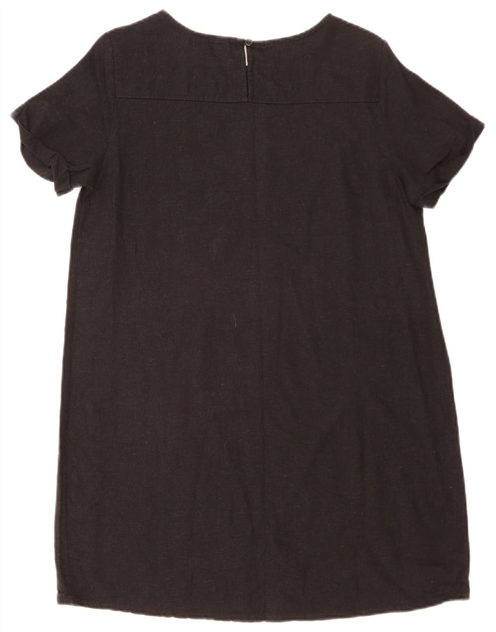 Abito a trapezio da donna Lipsy UK 12 Lino nero medio