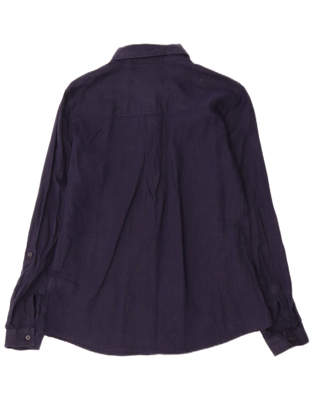 Camicia da donna Marks & Spencer UK 10 Small Lino blu navy