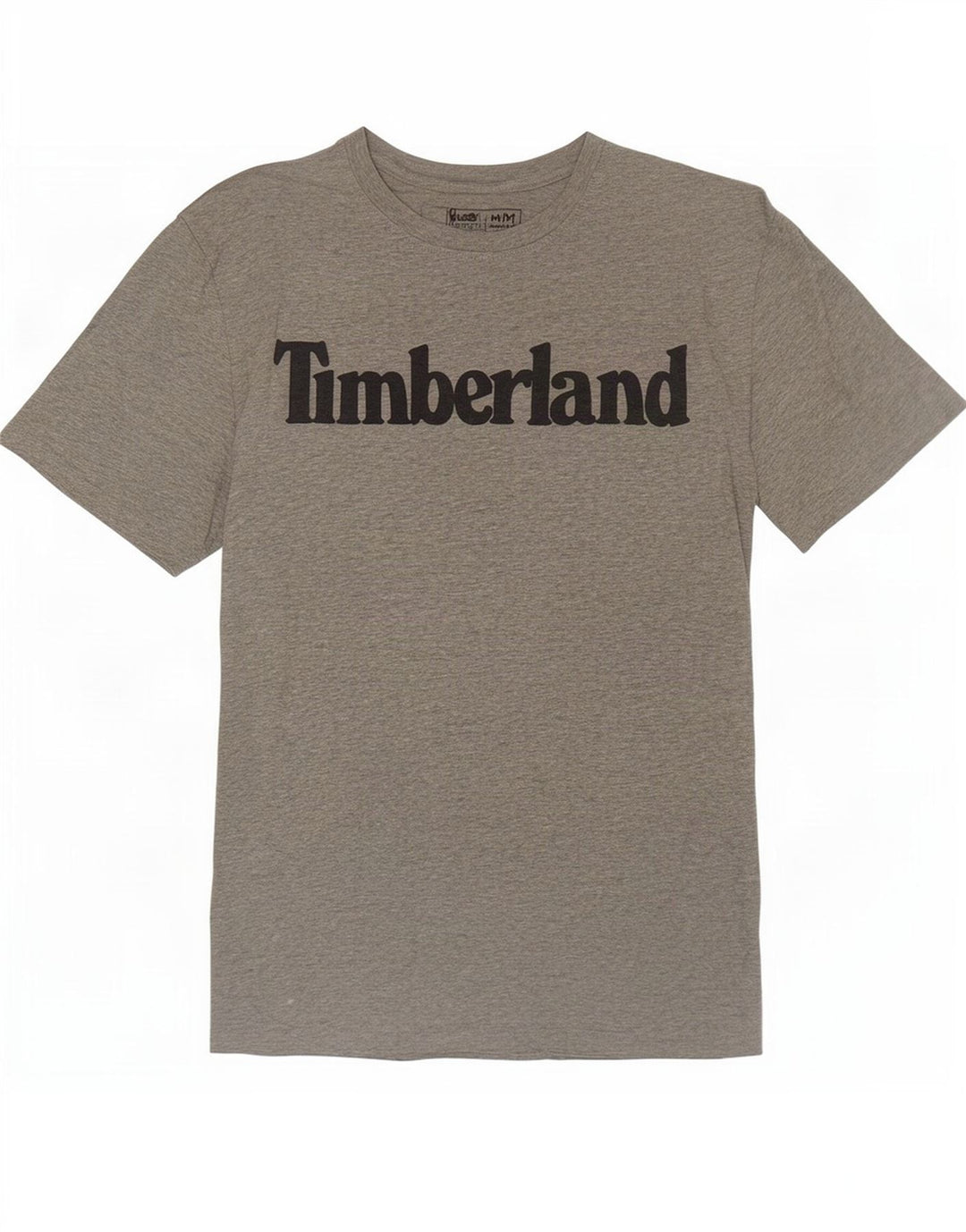 T-shirt grafica da uomo con vestibilità regolare Timberland, cotone grigio medio