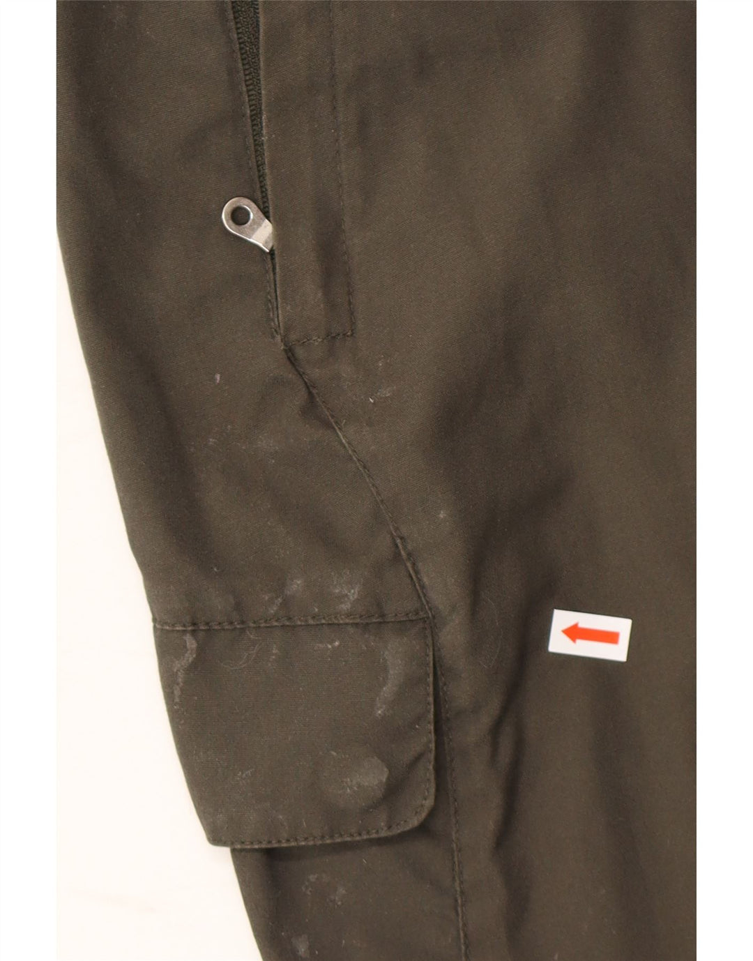 BAILO Mens Straight Cargo Trousers Large W34 L32 Grey Polyester Vintage Bailo and Second-Hand Bailo from Messina Hembry 