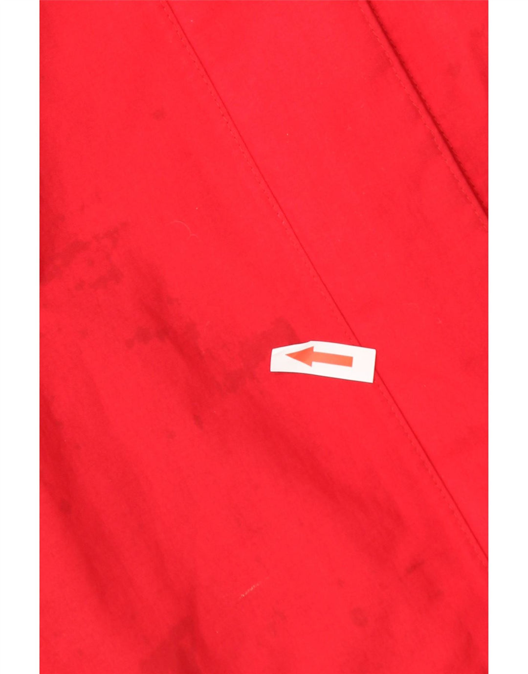 Giacca antipioggia con cappuccio da donna Jack Wolfskin UK 12/14 Medium Red Poliammide